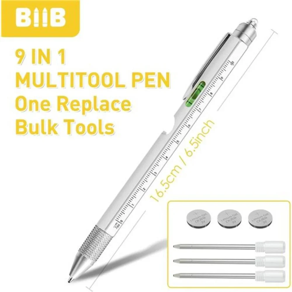 Valentines Day Gifts Him, Gifts for Men 9 in 1 Multitool Pen,‎ Mens Gifts,